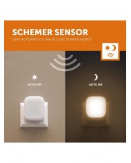 Veilleuse LED automatique - blanc