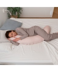 Grand coussin d'allaitement buddy chine pink