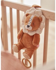 Peluche mini-musicale Babou en Veloudoux, caramel