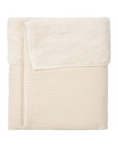 Couverture berceau 75x100 cm teddy Faroo warm white