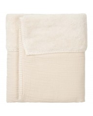Couverture berceau 75x100 cm teddy Faroo warm white