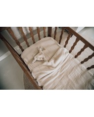 Couverture berceau 75x100 cm teddy Faroo warm white