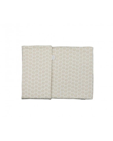 Housse de couette lit bébé - Boho taupe