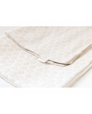 Housse de couette lit bébé - Boho taupe