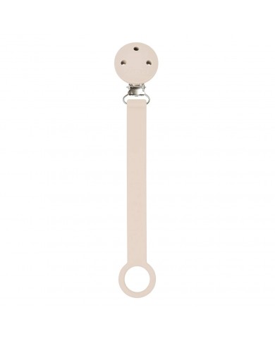 Attache sucette en silicone - Beige