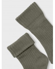 Chaussettes Nbmnobbu - Dusty olive