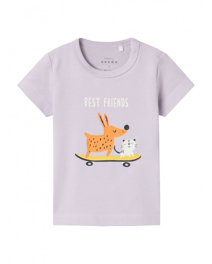 T-shirt Nbfvubie - Orchid Petal Best Friends