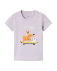 T-shirt Nbfvubie - Orchid Petal Best Friends