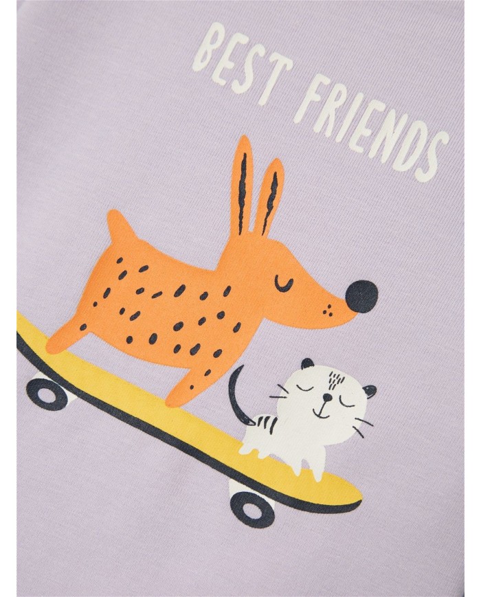 T-shirt Nbfvubie - Orchid Petal Best Friends