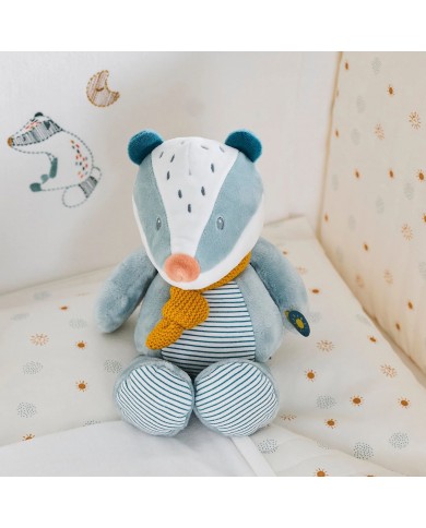 Peluche blaireau Felix - Felix & Leo Peluche blaireau Felix - Felix & Leo