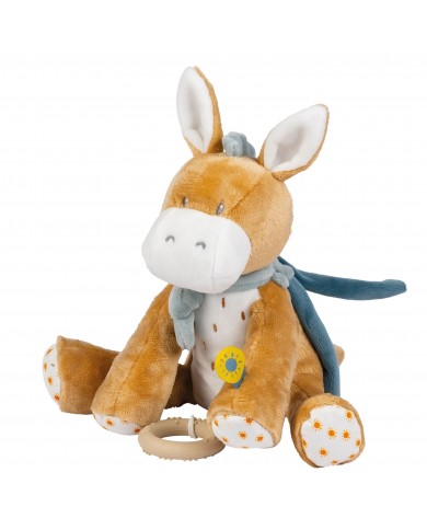 Peluche musicale âne Leo  - Felix & Leo