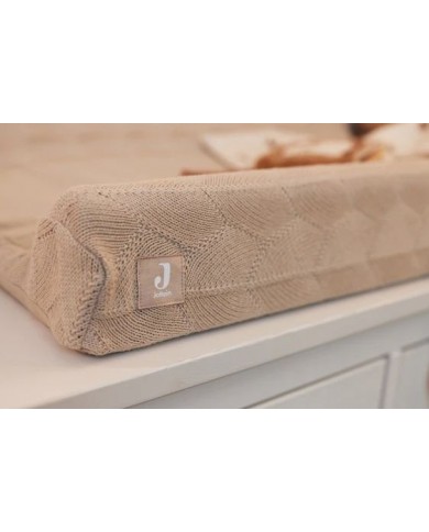 Housse matelas à langer 50x70cm Shell Knit - Nougat - GOTS