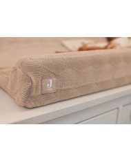 Housse matelas à langer 50x70cm Shell Knit - Nougat - GOTS