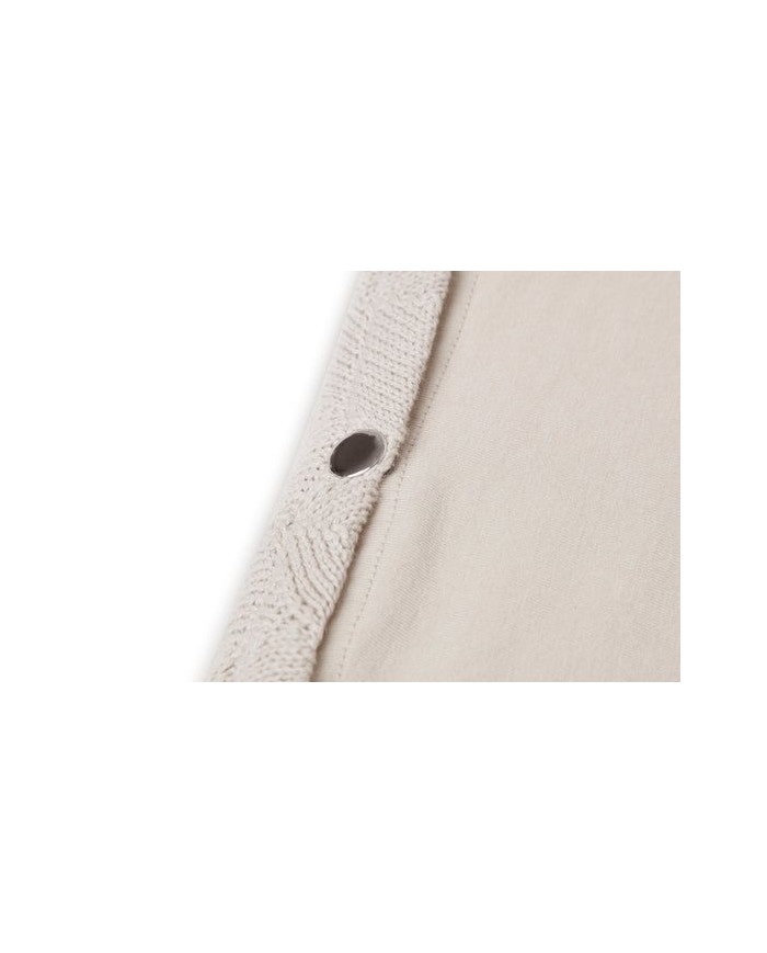 Housse matelas à langer 50x70cm Shell Knit - Nougat - GOTS