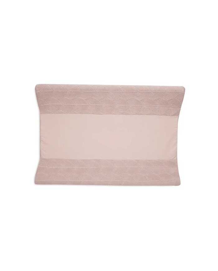 Housse matelas à langer 50x70cm Shell Knit - Wild Rose - GOTS