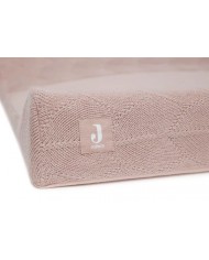 Housse matelas à langer 50x70cm Shell Knit - Wild Rose - GOTS