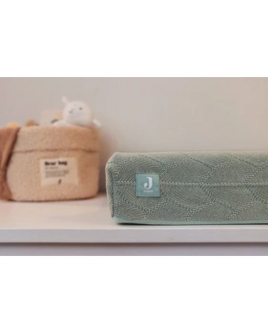 Housse matelas à langer 50x70cm Shell Knit - Sea Foam - GOTS Housse matelas à langer 50x70cm Shell Knit - Sea Foam - GOTS