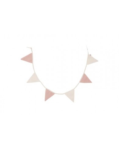Drapeau 200x17cm - Rose/Ivory
