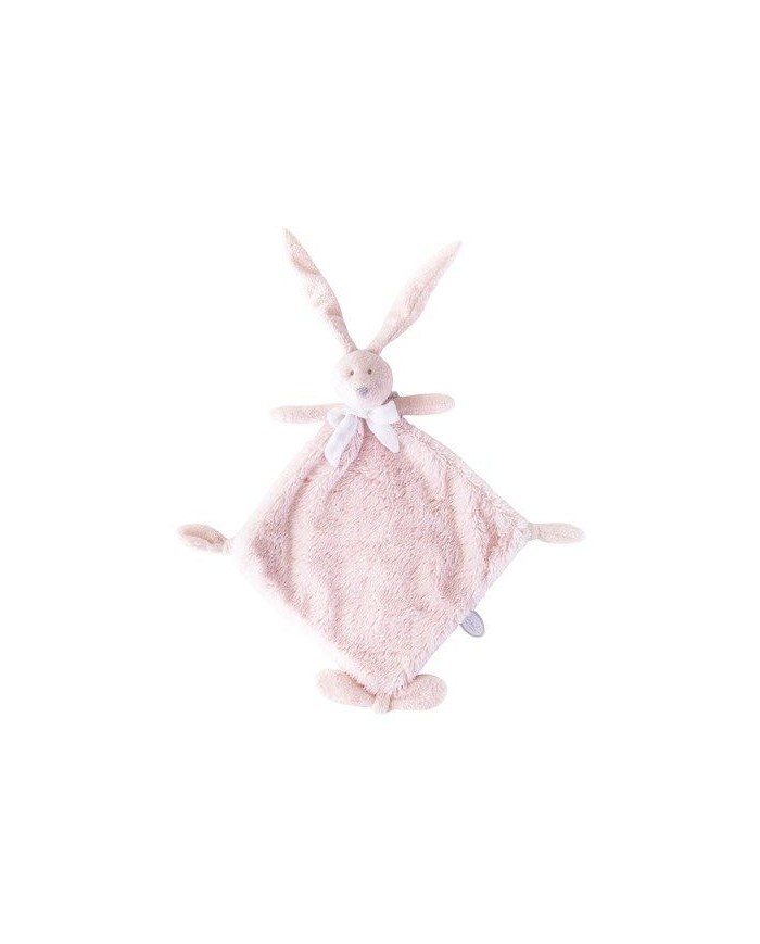 Doudou lapin Flore 35 cm - Rose