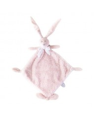 Doudou lapin Flore 35 cm - Rose