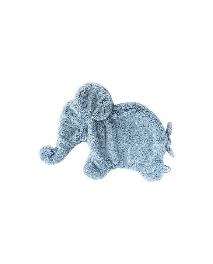 Doudou éléphant Oscar 42 cm - Bleu