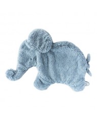 Doudou éléphant Oscar 42 cm - Bleu