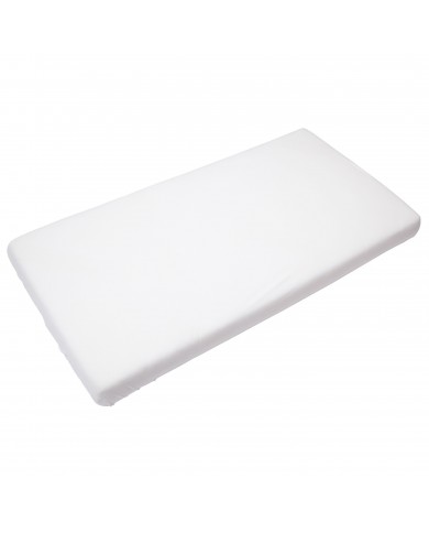 Drap housse 60x120 cm Soft fitted sheet - White