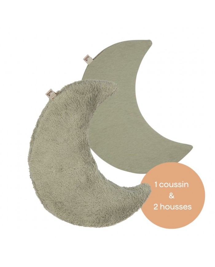 Bouillotte Lune de chaleur - Whisper green