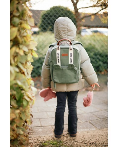 Mini Club Sac a dos Enfant - Signature - Canvas - Vert Mini Club Sac a dos Enfant - Signature - Canvas - Vert