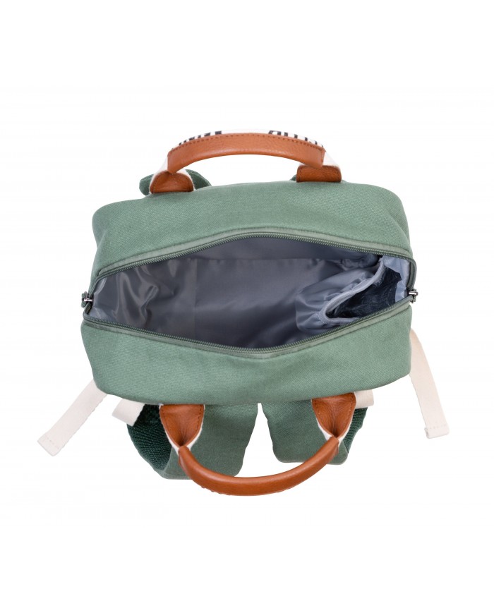 Mini Club Sac a dos Enfant - Signature - Canvas - Vert Mini Club Sac a dos Enfant - Signature - Canvas - Vert
