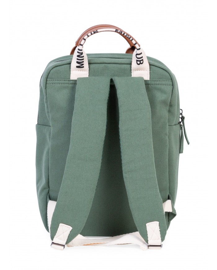 Mini Club Sac a dos Enfant - Signature - Canvas - Vert Mini Club Sac a dos Enfant - Signature - Canvas - Vert
