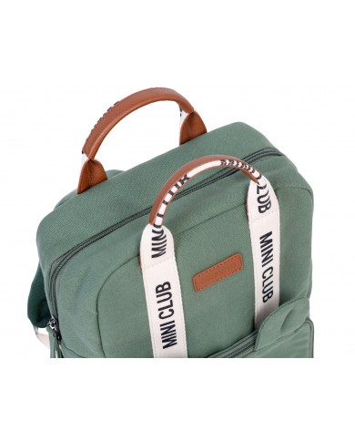 Mini Club Sac a dos Enfant - Signature - Canvas - Vert Mini Club Sac a dos Enfant - Signature - Canvas - Vert