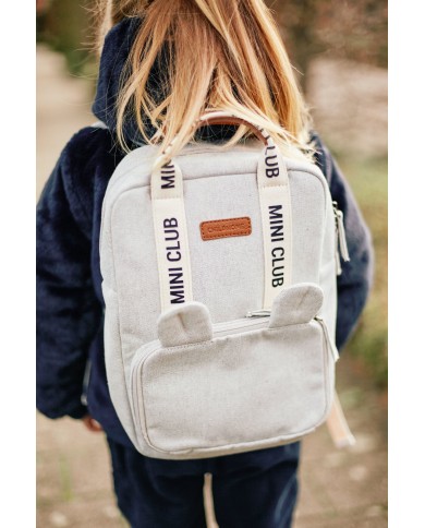 Mini Club Sac a dos Enfant - Signature - Canvas - Off white Mini Club Sac a dos Enfant - Signature - Canvas - Off white