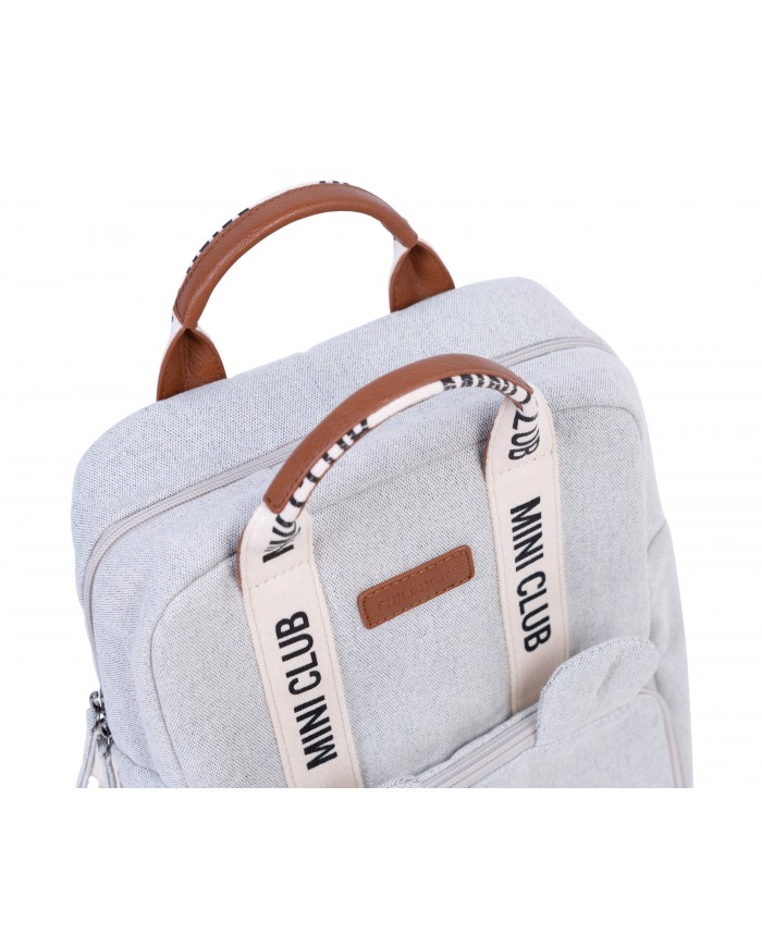 Mini Club Sac a dos Enfant - Signature - Canvas - Off white Mini Club Sac a dos Enfant - Signature - Canvas - Off white