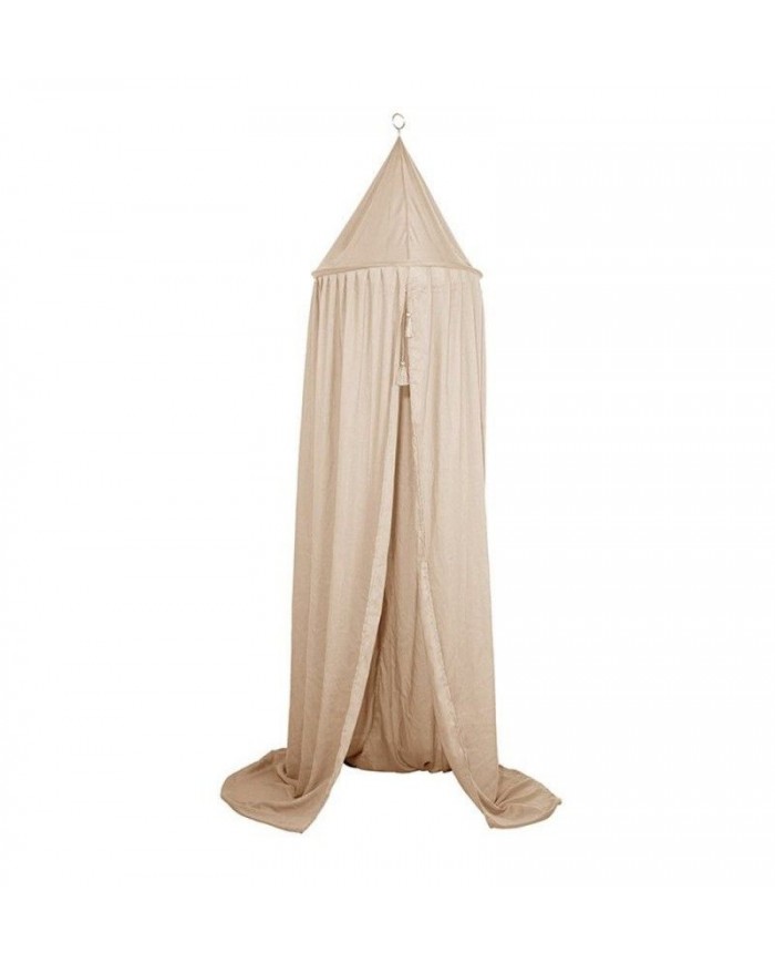 Ciel de lit mousseline Beige