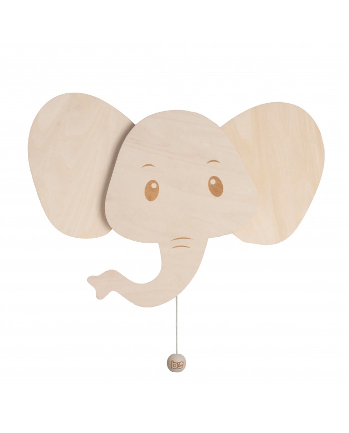 Applique murale éléphant