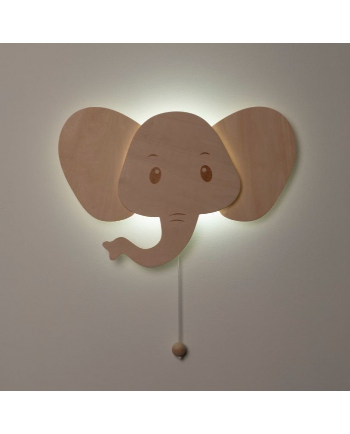 Applique murale éléphant