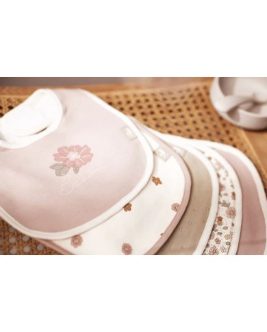 Bavoir Retro Flowers - 5 Unités Bavoir Retro Flowers - 5 Unités
