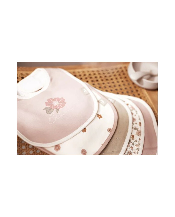 Bavoir Retro Flowers - 5 Unités Bavoir Retro Flowers - 5 Unités