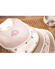 Bavoir Retro Flowers - 5 Unités Bavoir Retro Flowers - 5 Unités