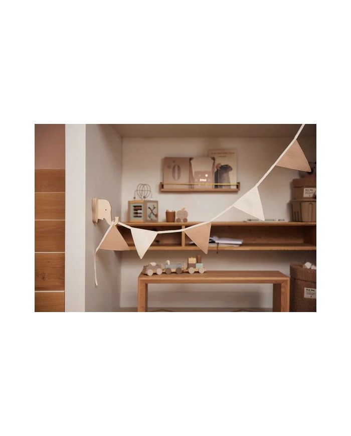 Drapeau 200x17cm - Biscuit