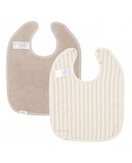 Bavoir 2-pack Playa - Sand/Clay