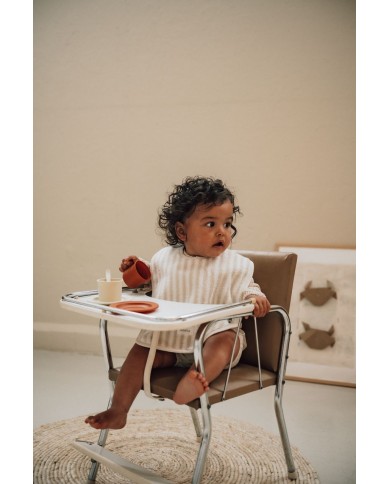 Bavoir 2-pack Playa - Sand/Clay