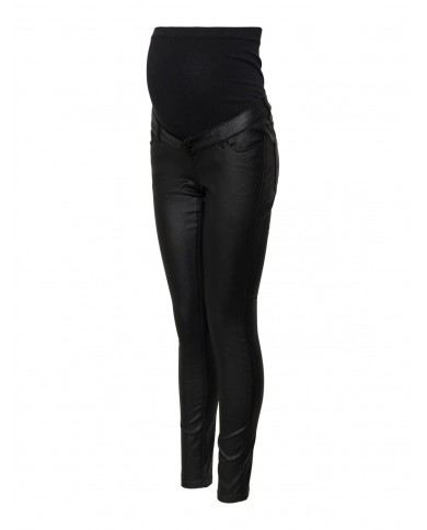 Pantalon VmmSeven Coated Slim fit - Black Pantalon VmmSeven Coated Slim fit - Black