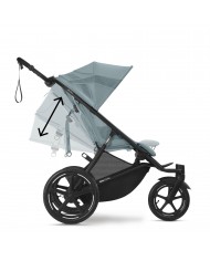 Poussette Avi Spin - BLK Stormy Blue light blue