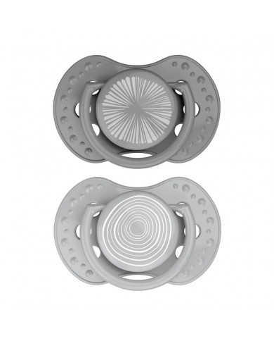 Sucette Dynamique 3-6 mois - Harmony grey