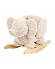 Eléphant à Bascule - Teddy écru