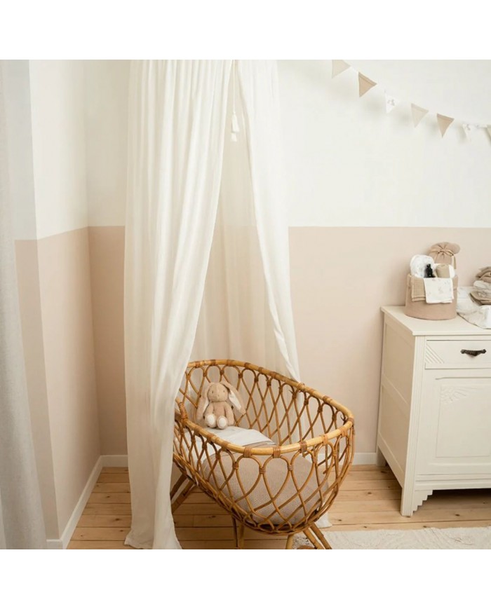 Ciel de lit mousseline Soft White