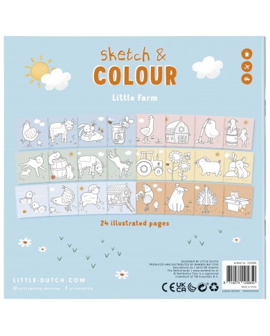 Livre de coloriage Little Farm