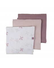 Lot de 3 tétras 70x70 cm Solid Matcha - Rose